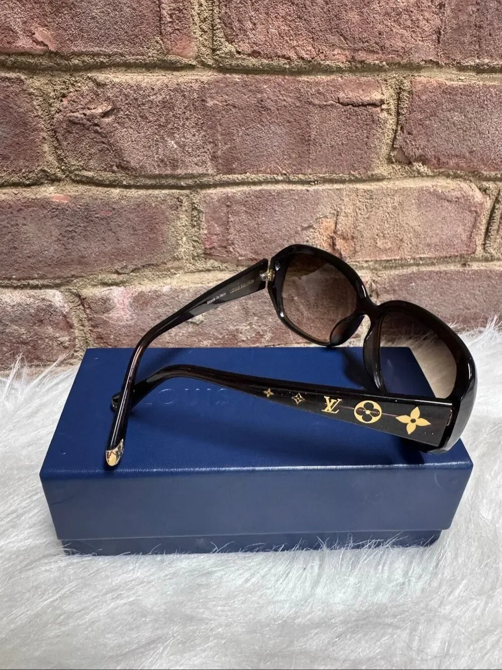Louis Vuitton Obsession GM Sunglasses Z0459E Brown Monogram w/ Box
